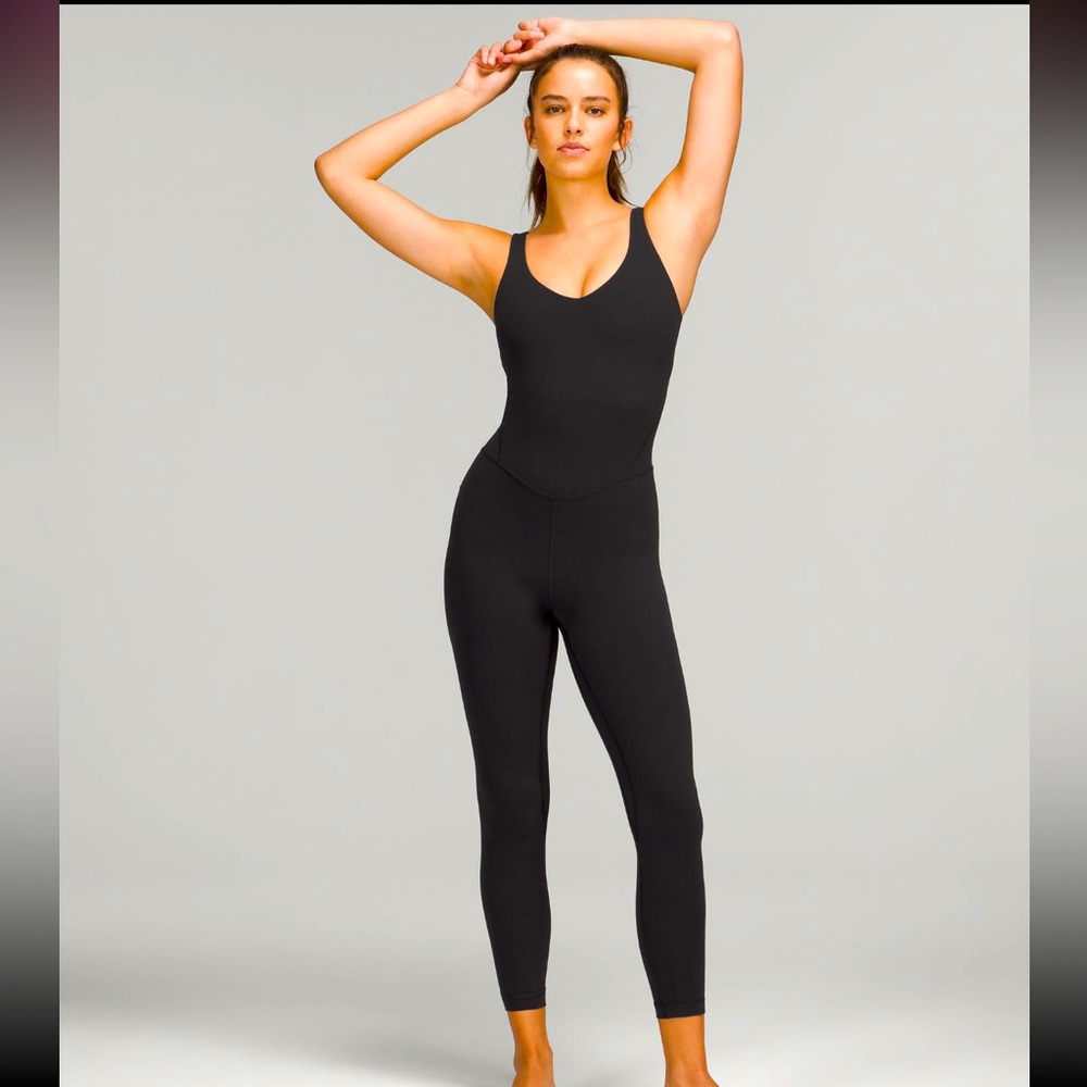 Black Lululemon Align Bodysuit 25”